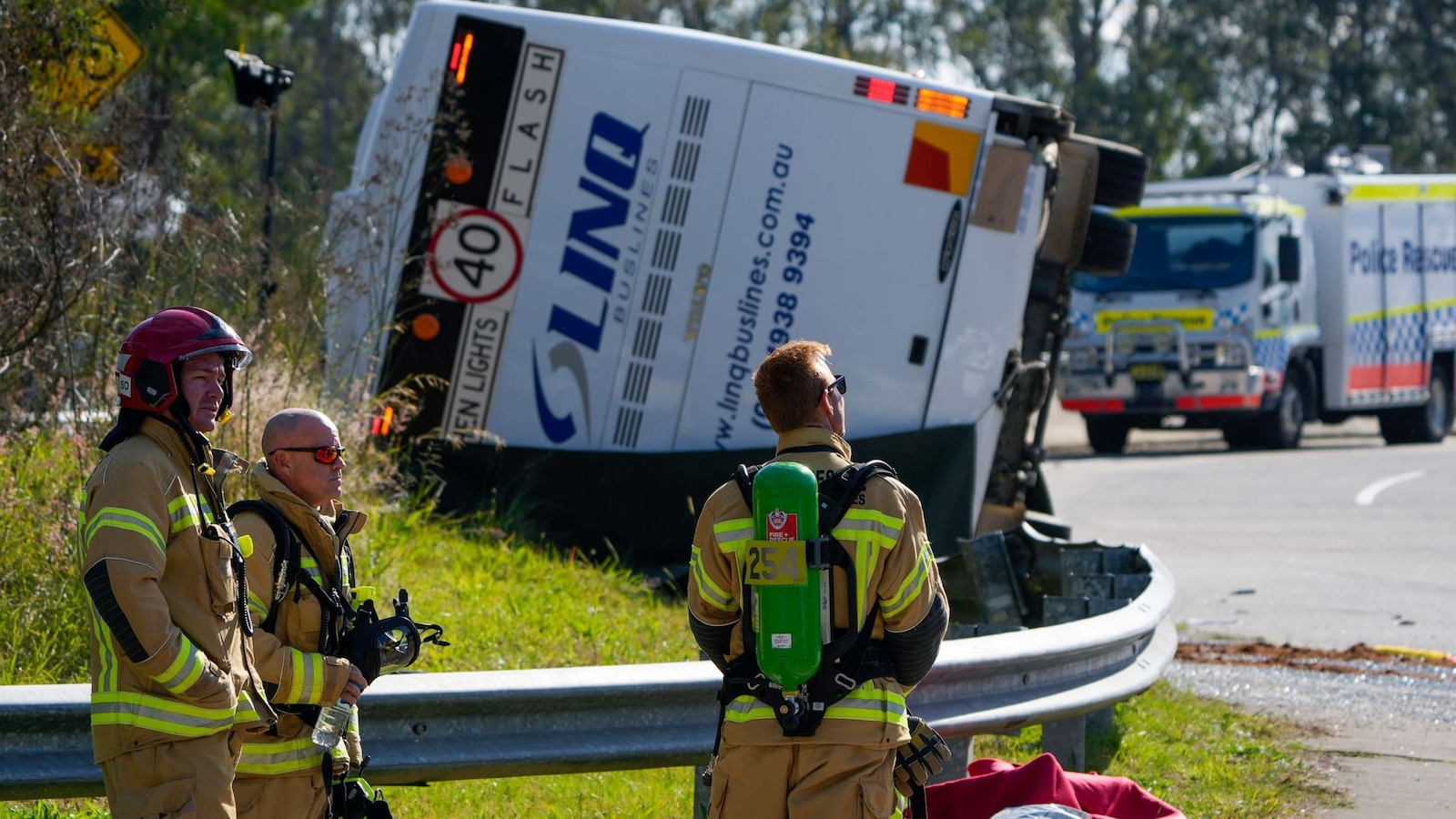 Driver charged after bus transporting wedding guests rolls over in ...