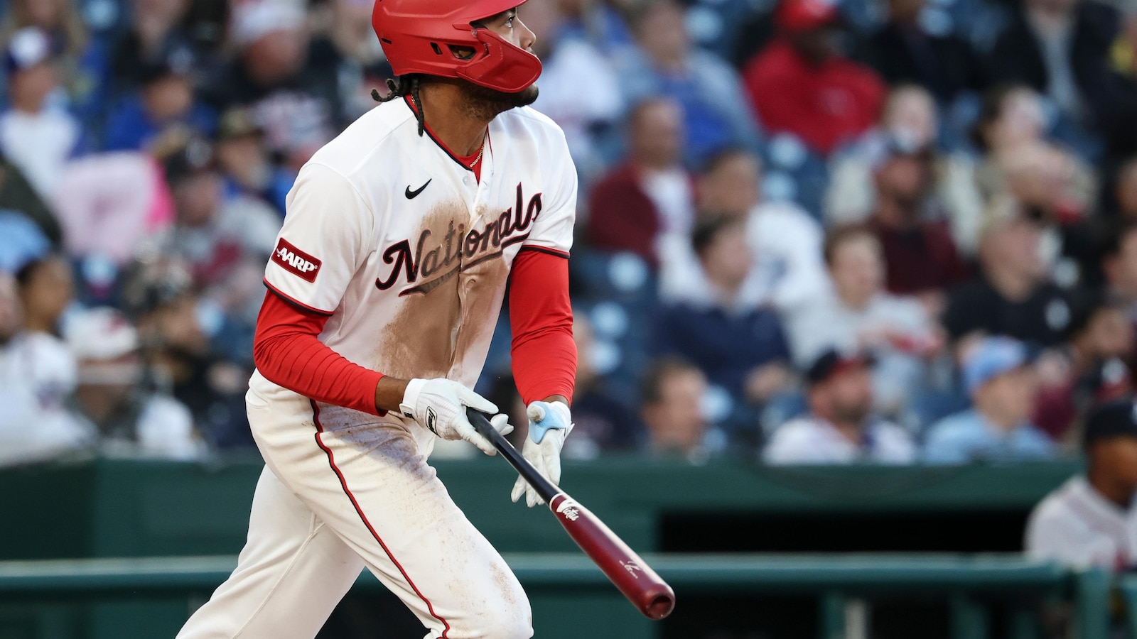 Wood's homer, García's 4 hits power the Nationals to an 11-4 win, snapping Atlanta's streak at 6