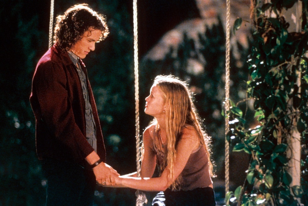 PHOTO: Heath Ledger And Julia Stiles In '10 Things I Hate About You'