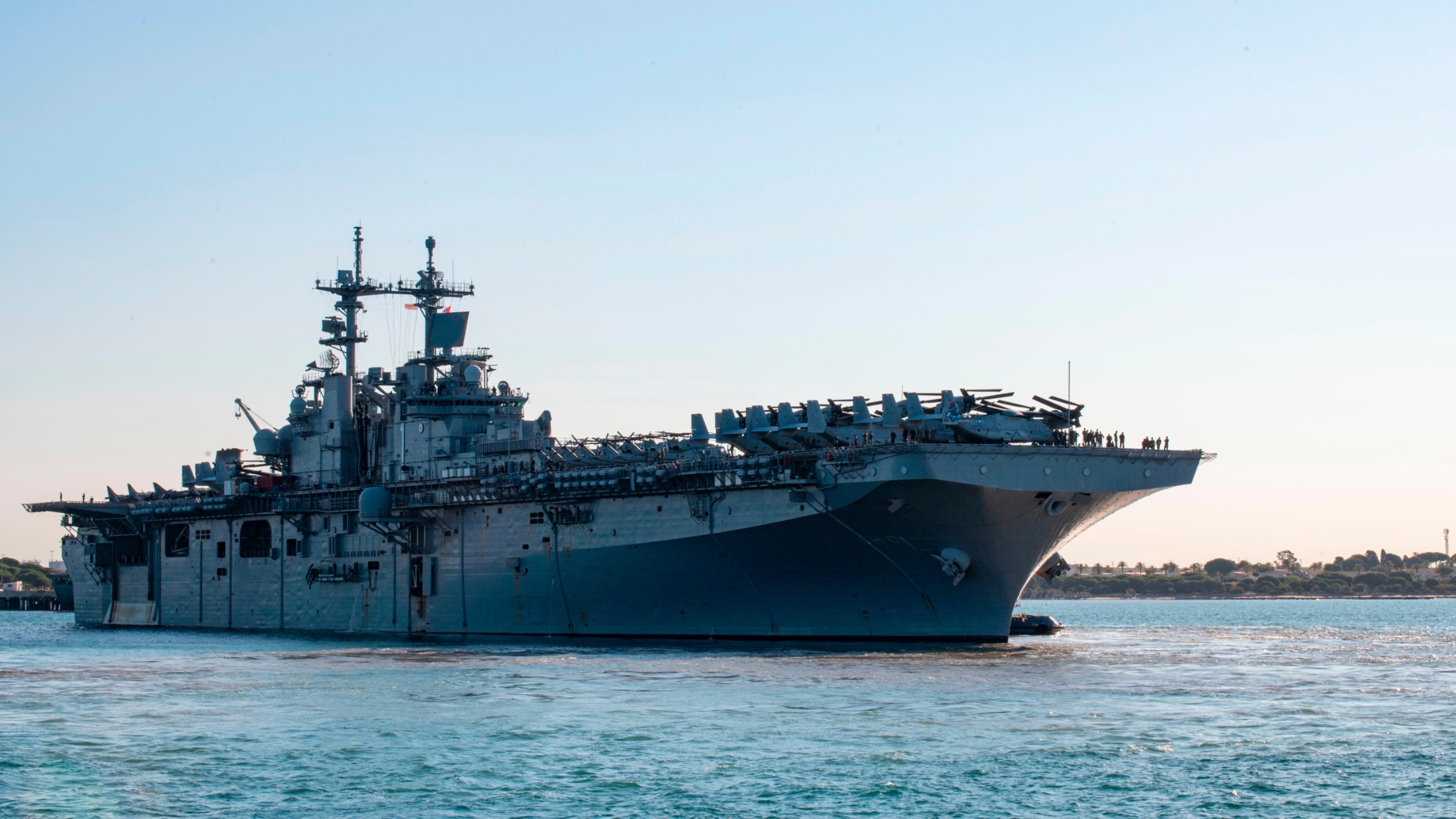 US sends USS Wasp assault ship and Marines to eastern