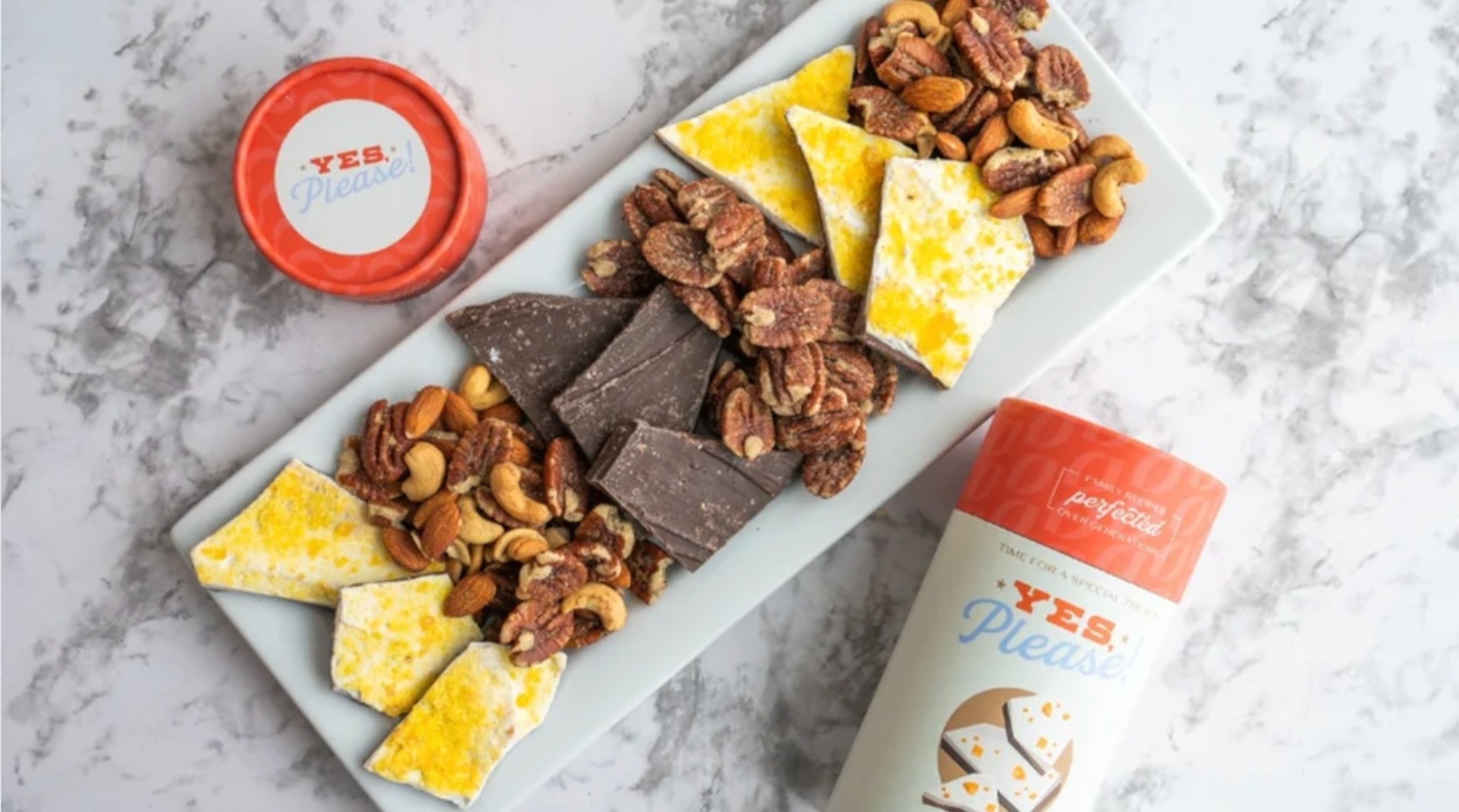 Yes, Please!: Chocolate Bark and Savory Nuts 