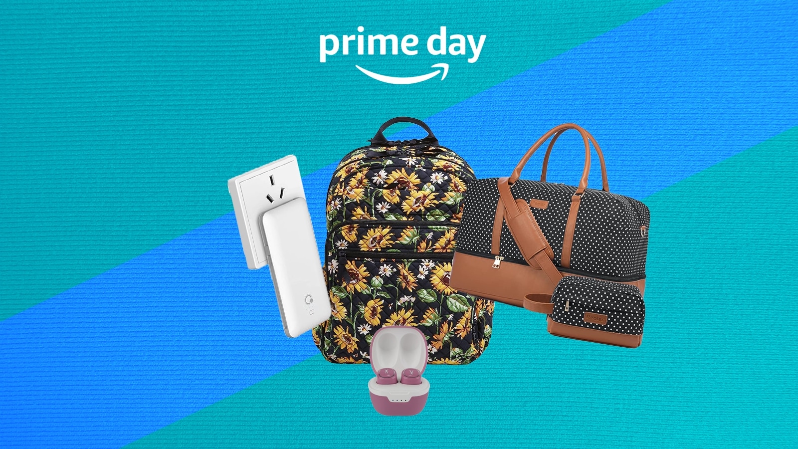 Amazon Prime deals on luggage and travel tech.