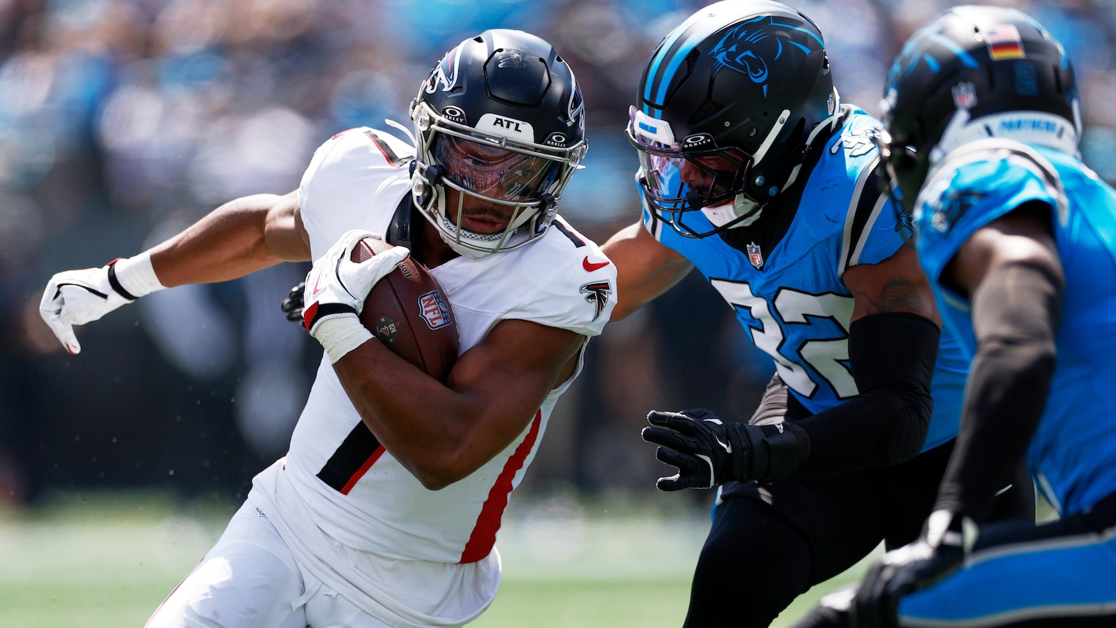 Falcons place too much pressure on Penix by failing to rely on Robinson in runaway loss at Carolina