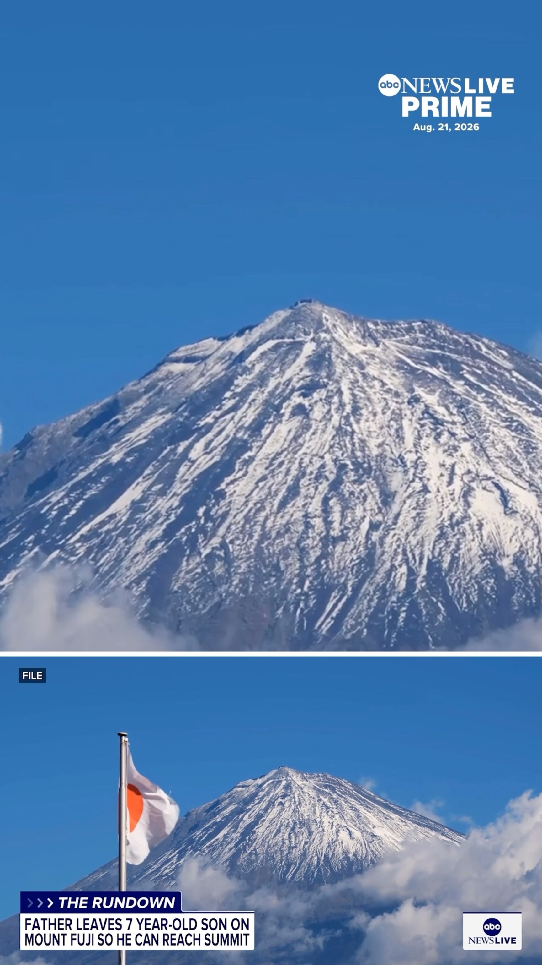 Father leaves 7-year-old son on Mount Fuji - ABC News