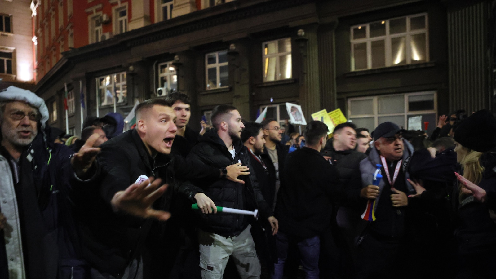 Thousands protest in Bulgaria before budget with steep tax increases gets approval
