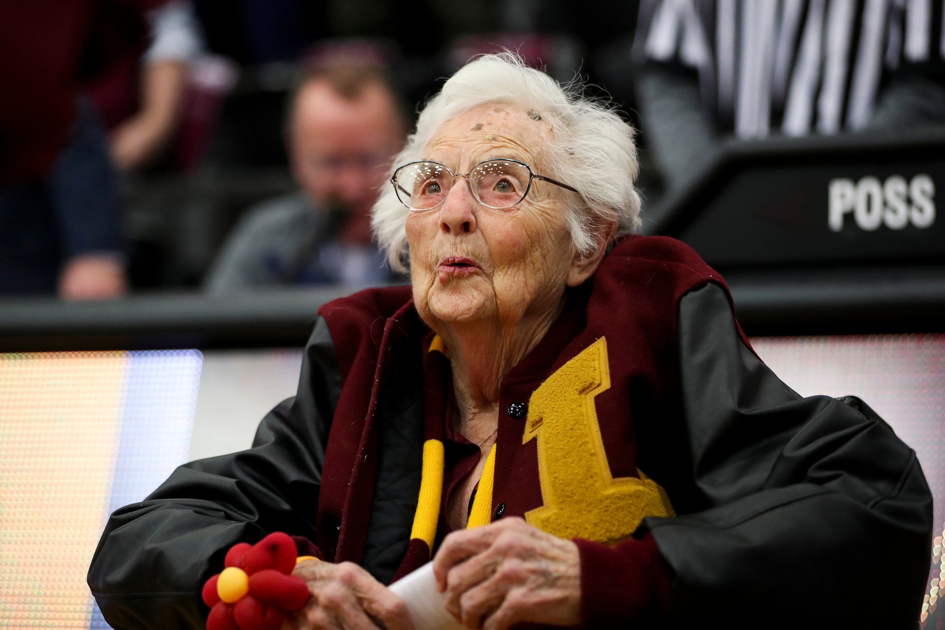 PHOTO: Loyola Chicago's Sister Jean turns 100. Her secret to a long life? 'I eat well and sleep well. And hopefully I pray well.'