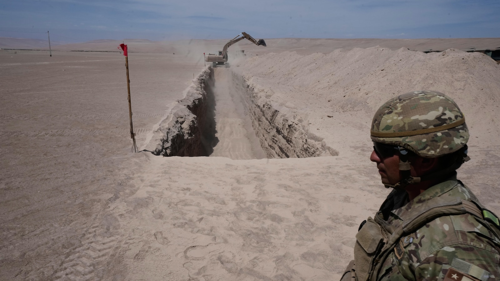 Chile's new far-right president launches work on border barrier