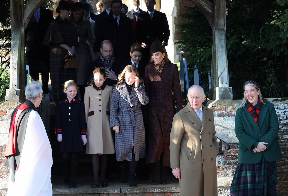 PHOTO: The British Royal Family attends the Christmas Morning Service at Sandringham Church on December 25, 2025, in Sandringham, Norfolk.