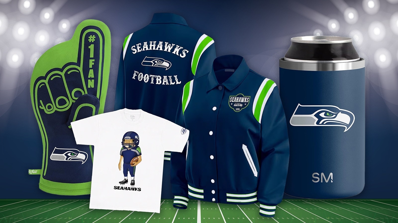 Celebrate the Seattle Seahawks in style
