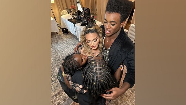 Madonna shares sweet behind-the-scenes photos from Celebration tour with kids