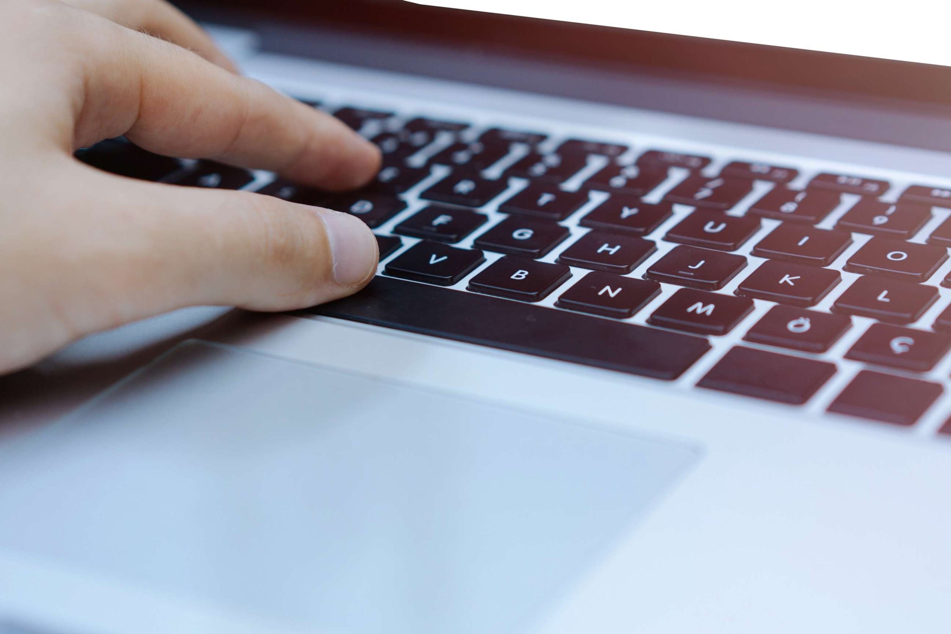 PHOTO: A person on a computer in an undated stock photo.