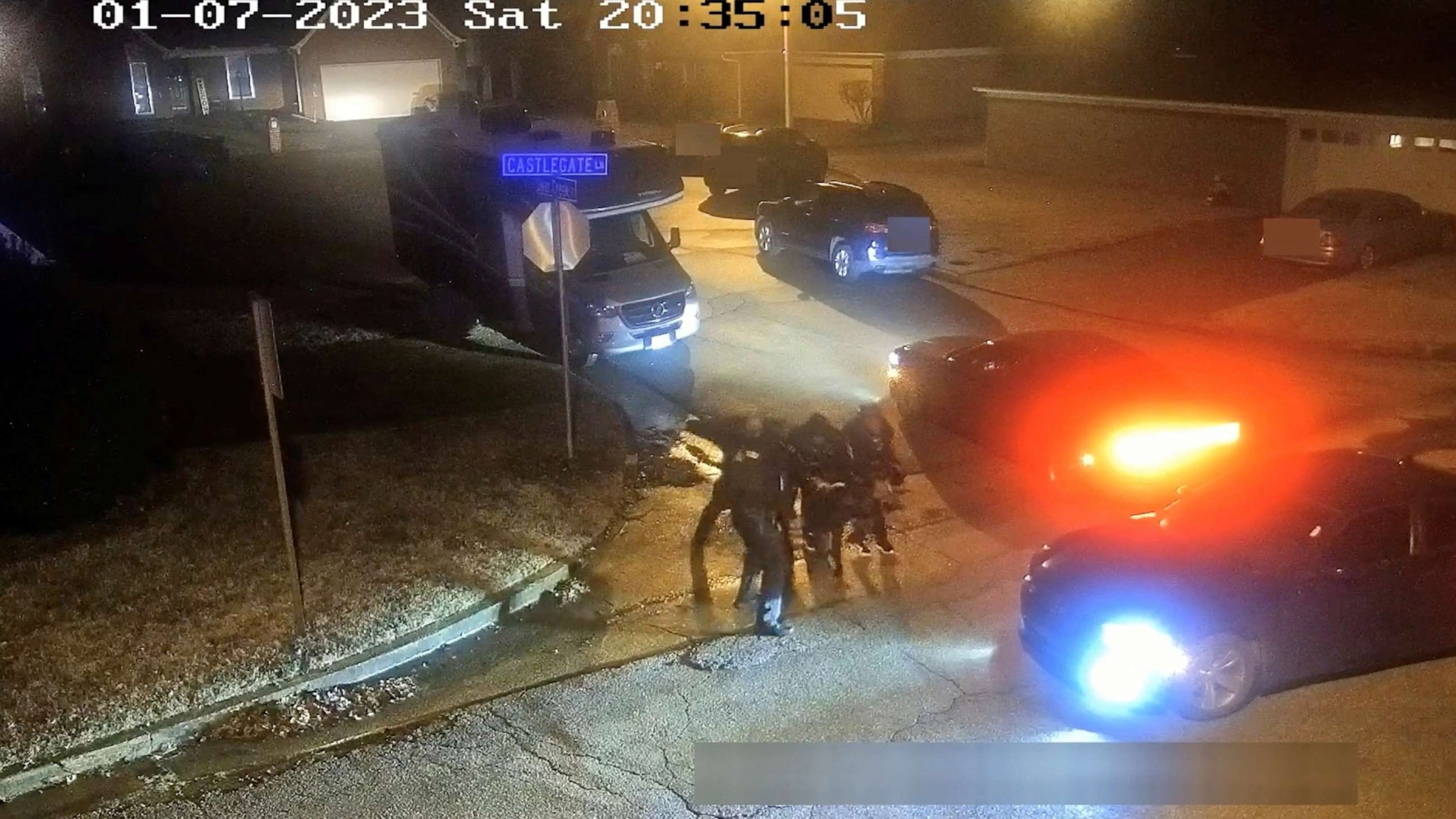 PHOTO: Tyre Nichols who was pulled over while driving and died three days later, is beaten by Memphis Police Department officers on January 7, 2023, in this screen grab from a video released by Memphis Police Department, Jan. 27, 2023.