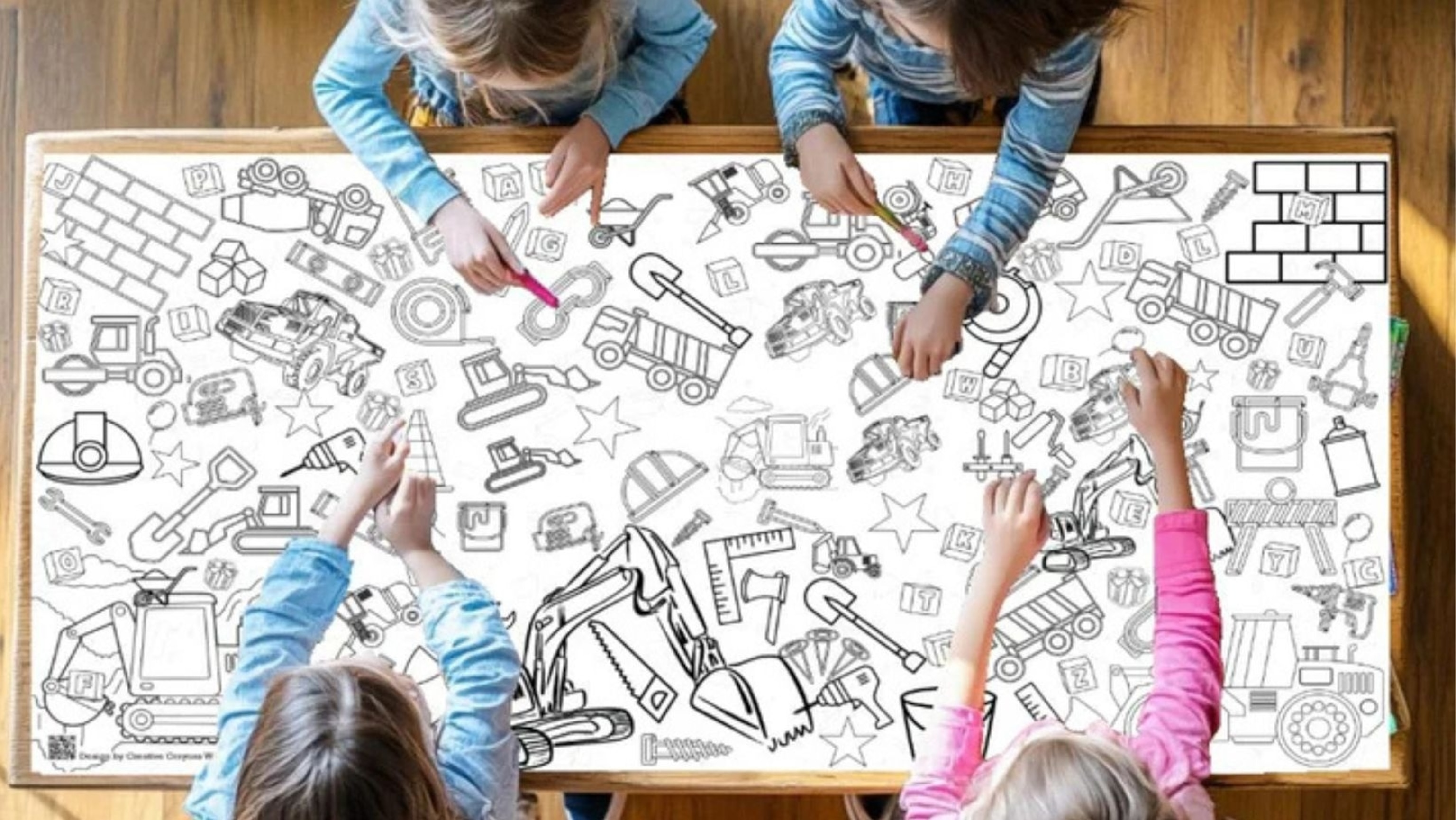 Creative Crayons Workshop: Coloring Tablecloths and Crayon Rocks