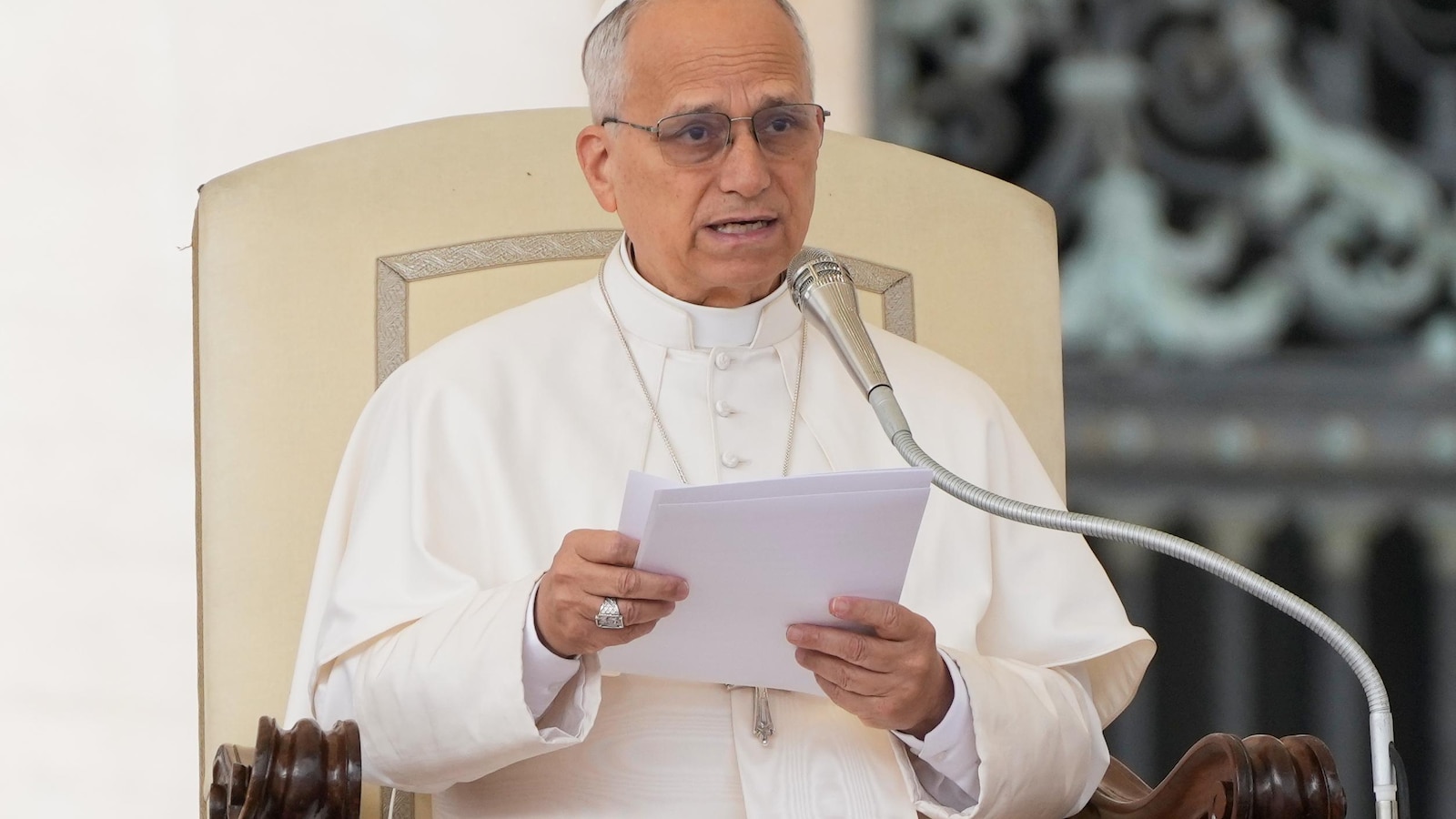 Pope condemns antisemitism and vows to fight it as tensions rise over Israel's war in Gaza