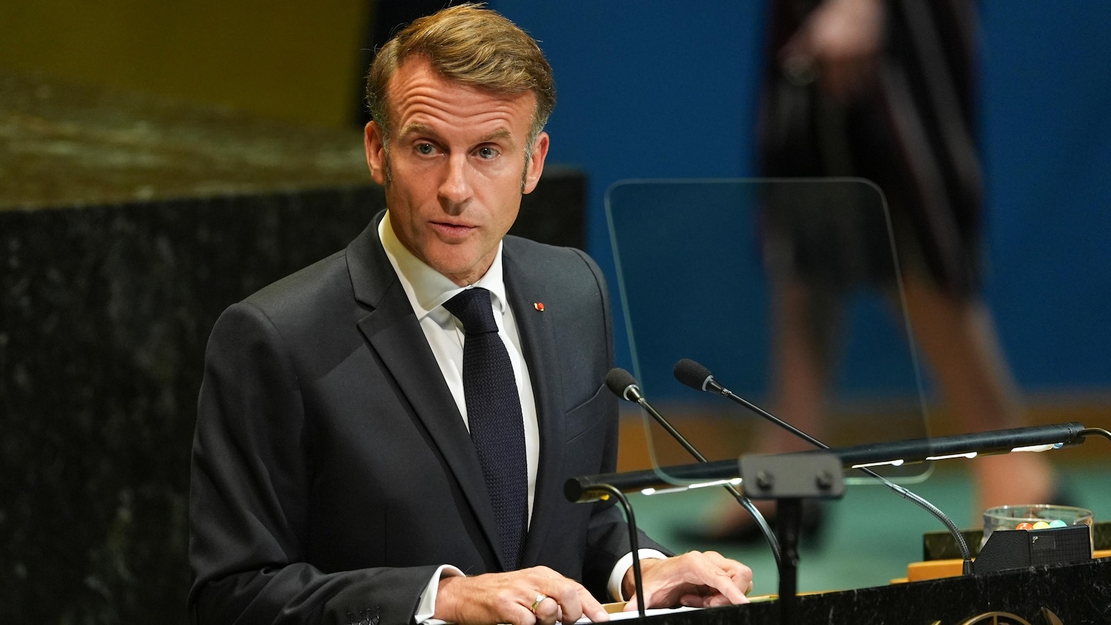 ‘Everything’s frozen for you’: Stopped on the street by NYC police, France’s Macron calls … Trump