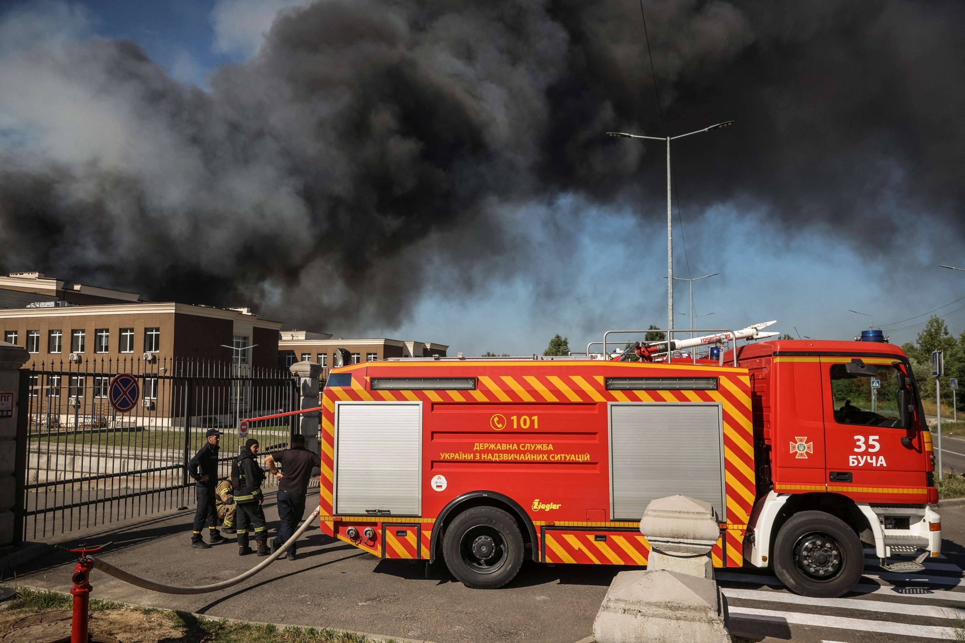 At least 27 killed in Bucha following Russian strike