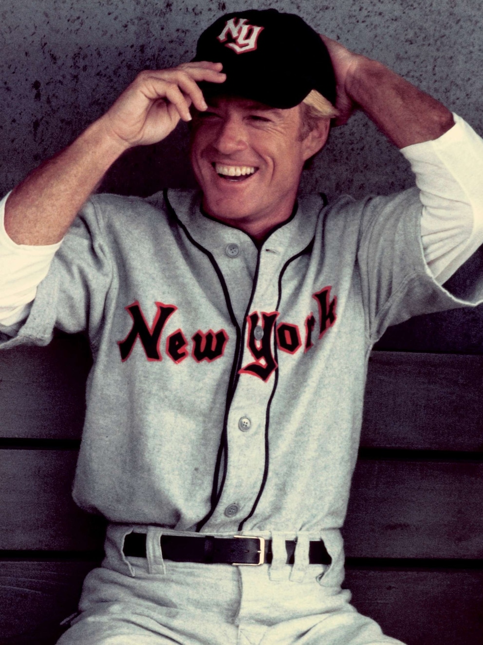 PHOTO: Robert Redford stars as baseball player Roy Hobbs in the film "The Natural."