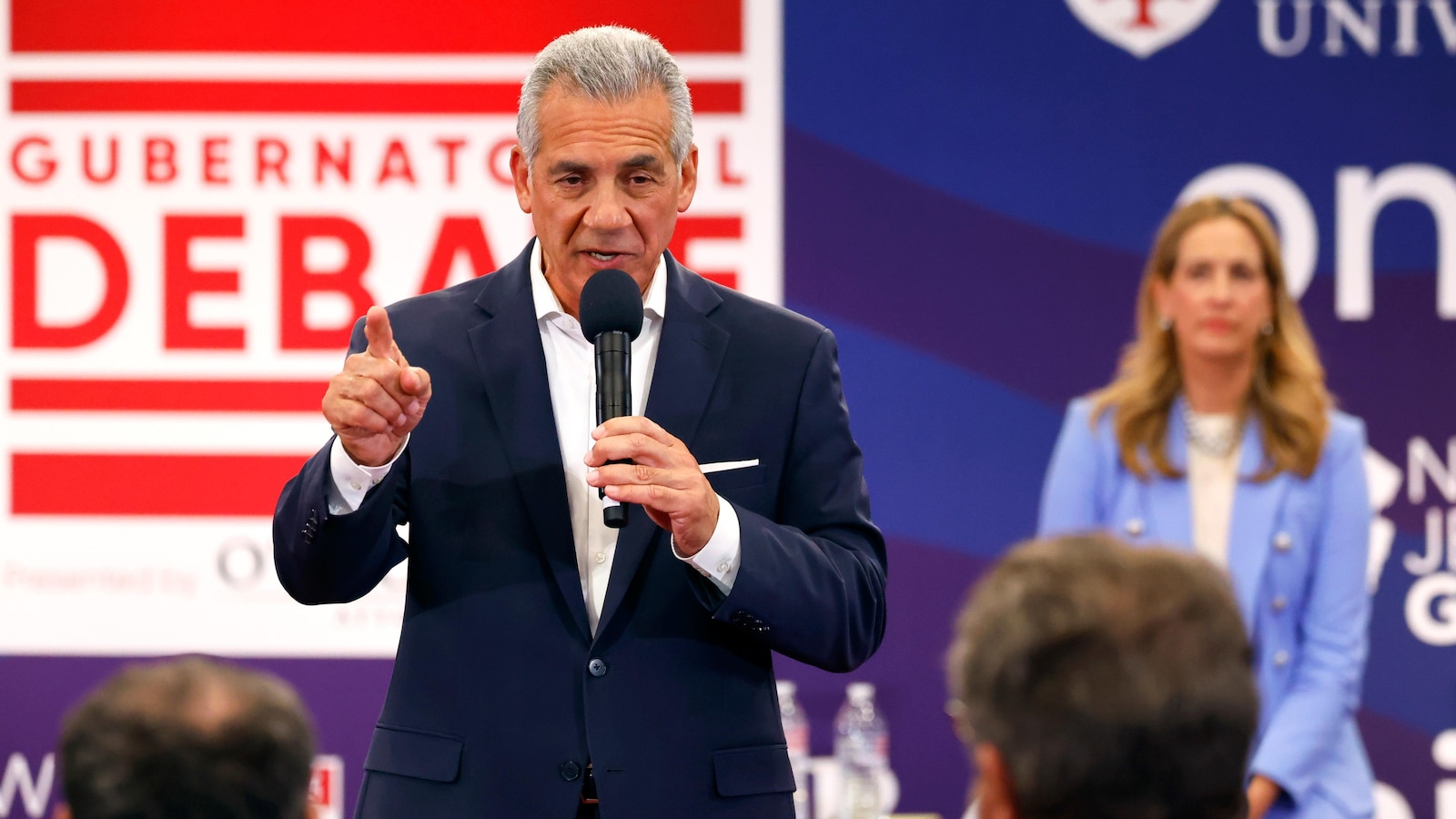 Candidates clash over Trump, costs and political divisions in New Jersey governor's debate