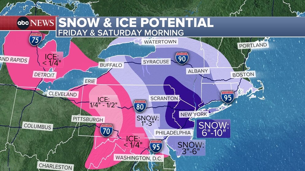 Major winter storm predicted to bring snow, ice to Midwest and ...