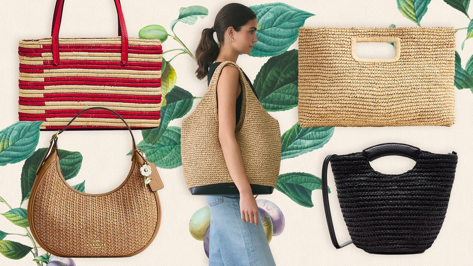 Shop versatile straw and raffia bags for summer