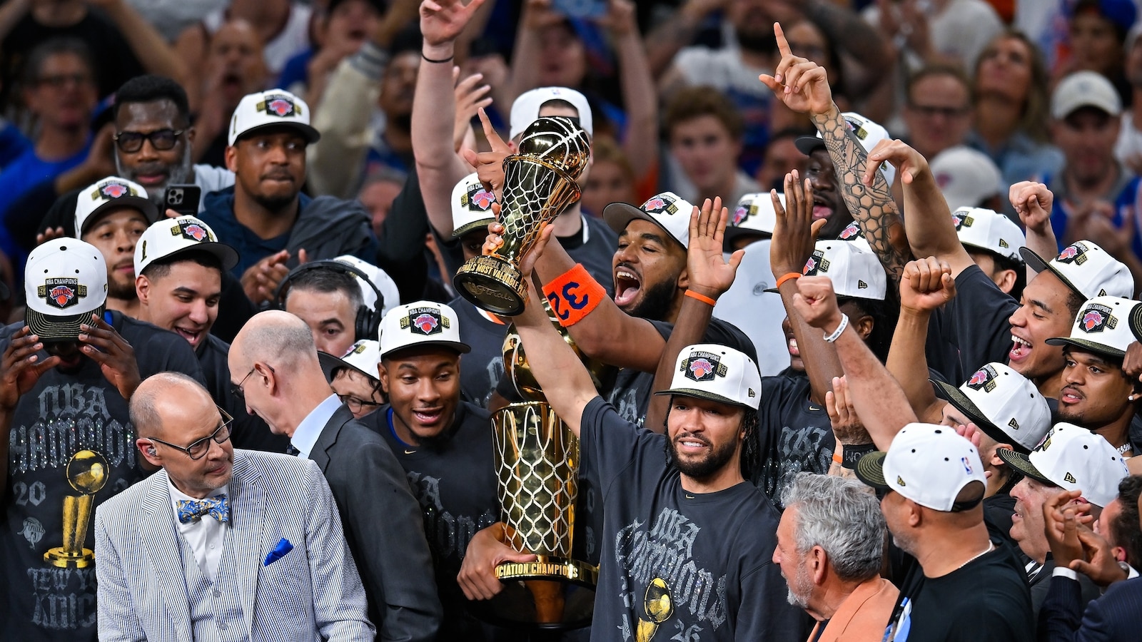 Knicks stars Jalen Brunson, Karl Anthony Towns, OG Anunoby talk NBA Championship win: 'Once in a lifetime event' - ABC News - Breaking News, Latest News and Videos