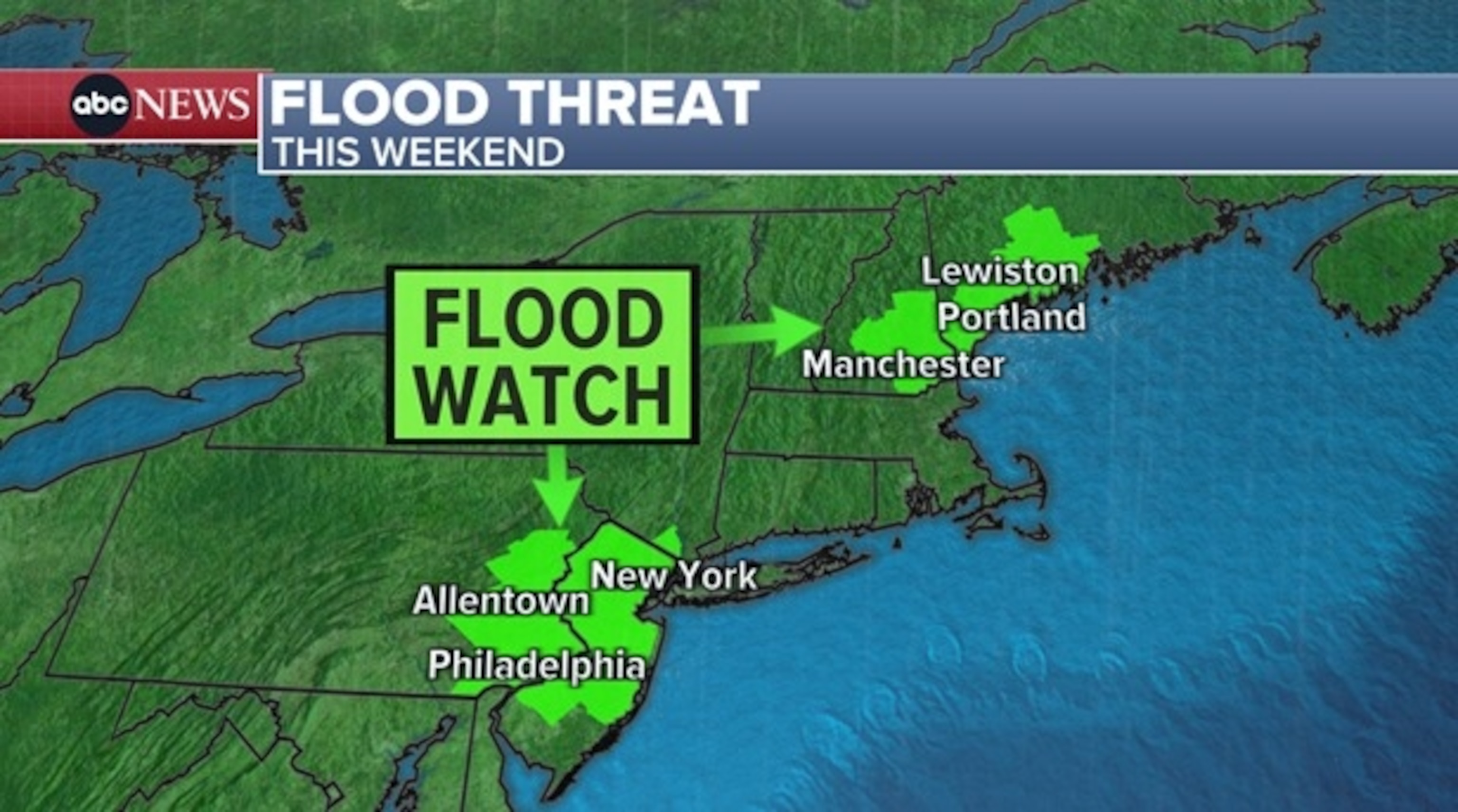 PHOTO: Flood watch weather graphic