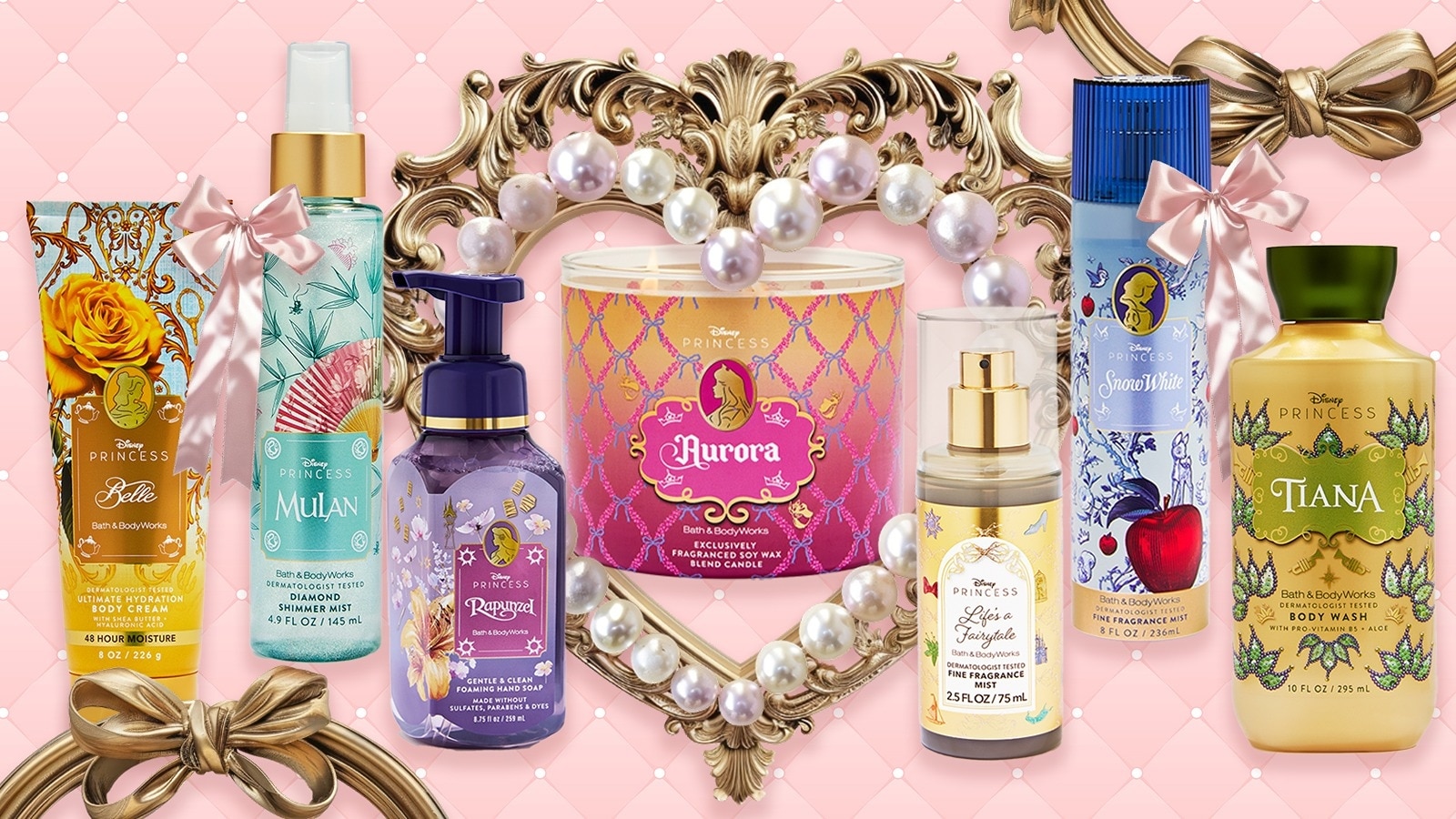 Shop the new Bath & Body Works x Disney Princesses collaboration 