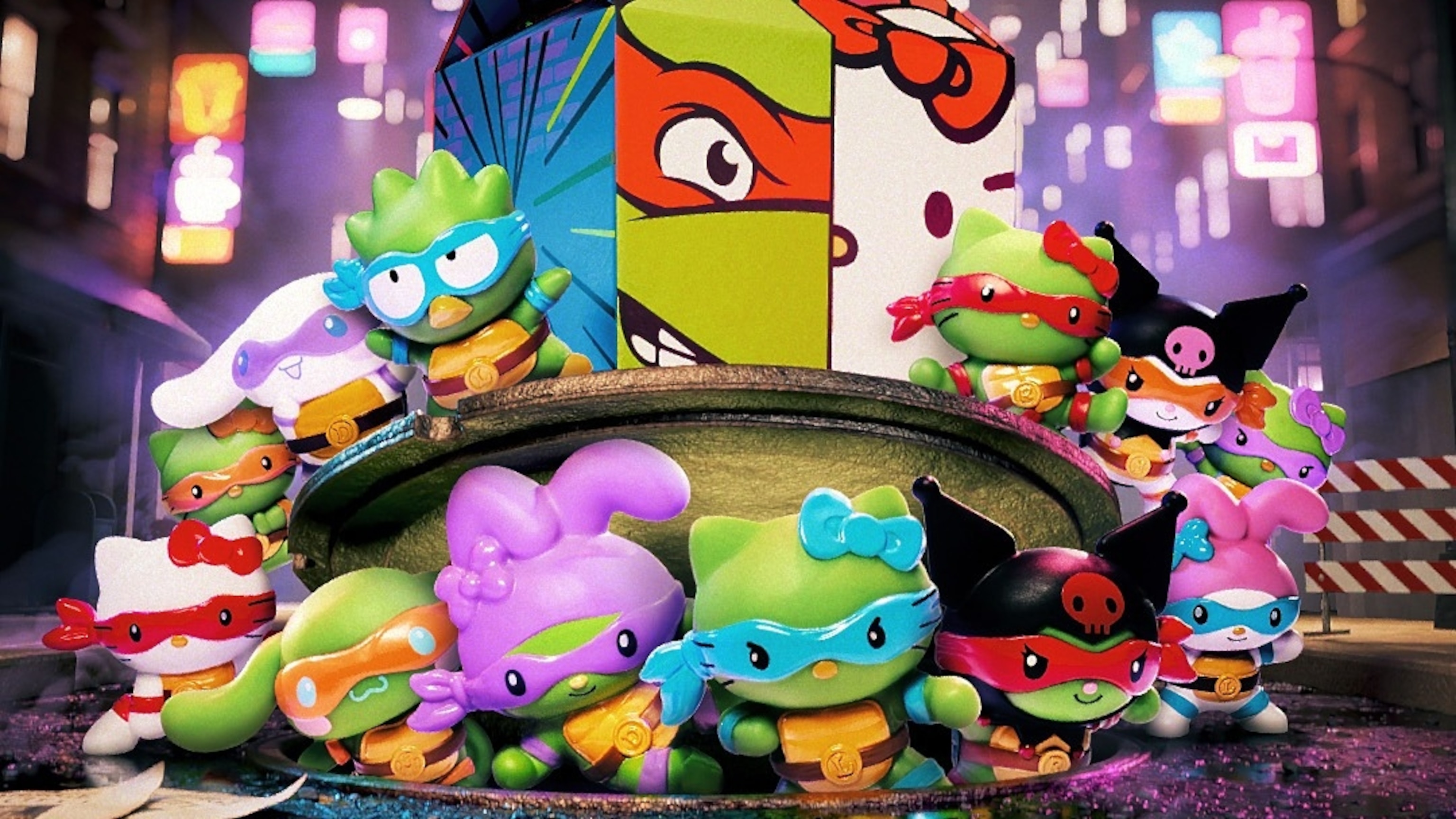 Hello Kitty x TURTLES ハッピーセットフィギュア McDonald's unveils epic Teenage Mutant Ninja Turtles x Hello