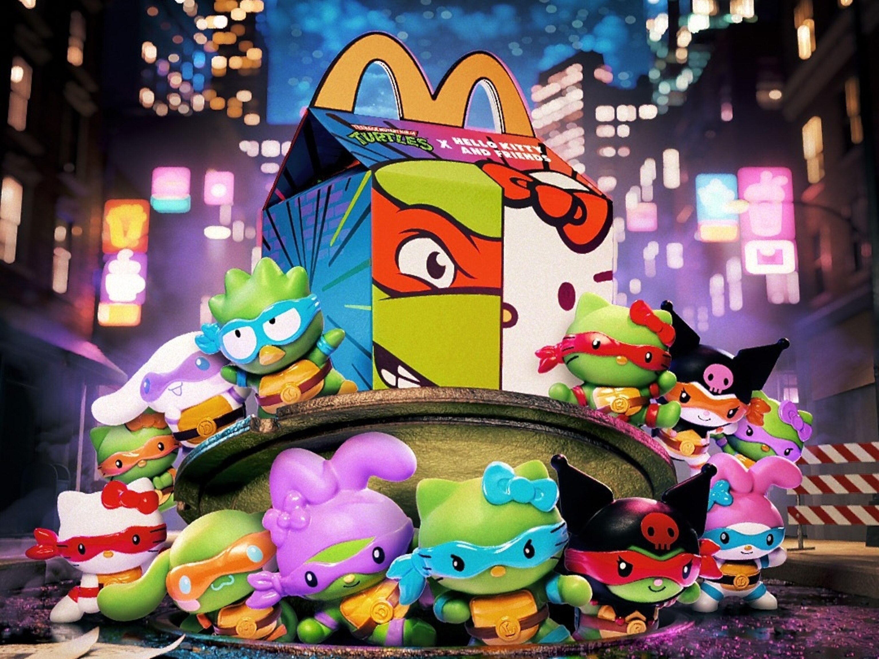 McDonald's unveils epic Teenage Mutant Ninja Turtles x Hello Kitty