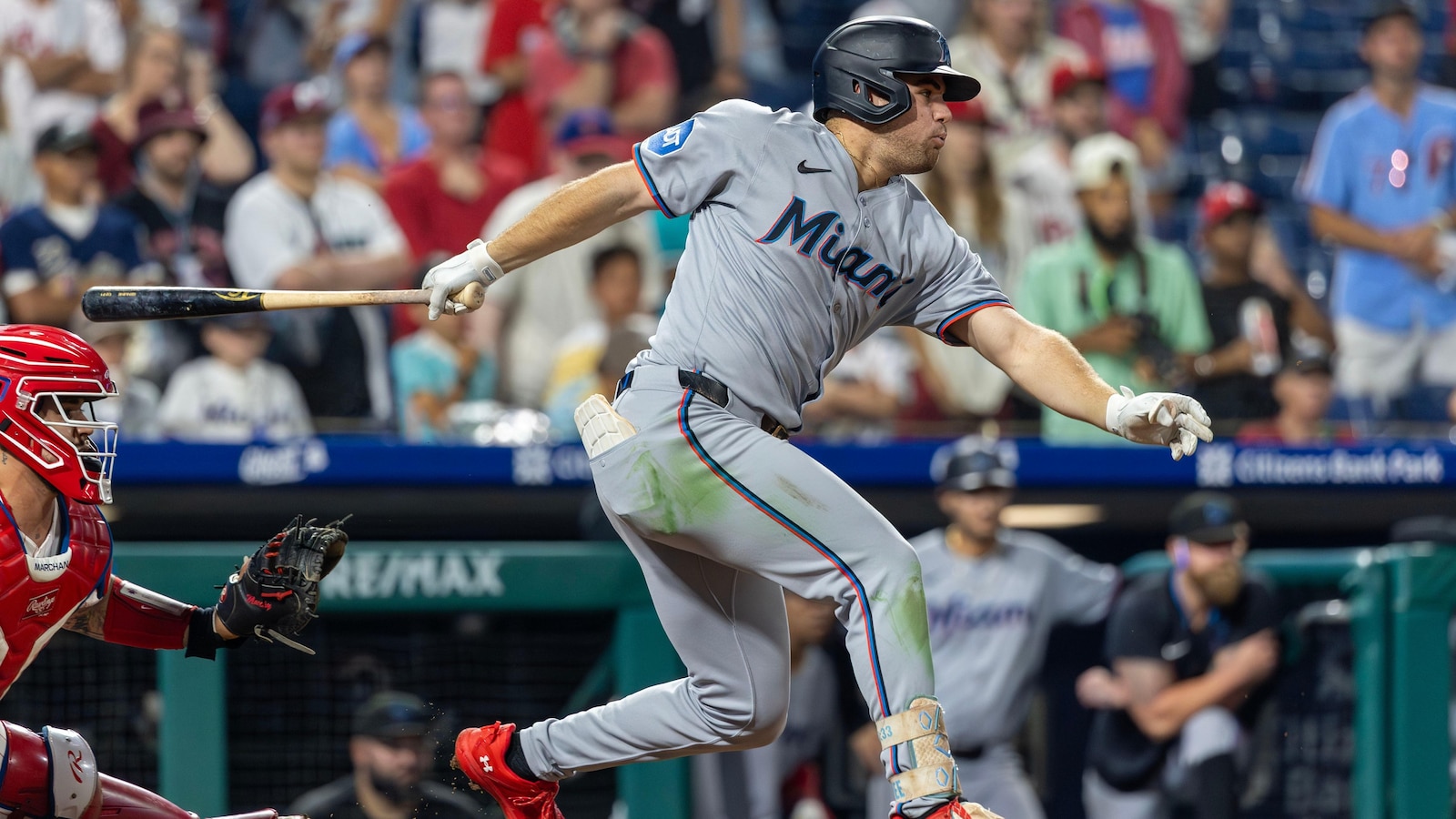 Edwards’ 11th-inning sacrifice fly lifts Marlins over Phillies 6-5