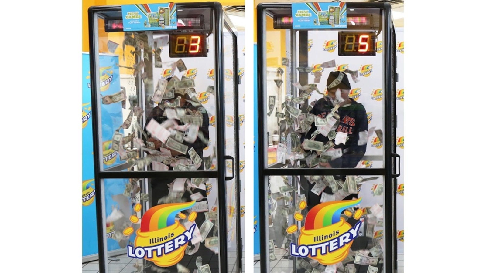 AI Generated Lottery Madness: Catching $1.4B Powerball Tickets in a Wind Tunnel!