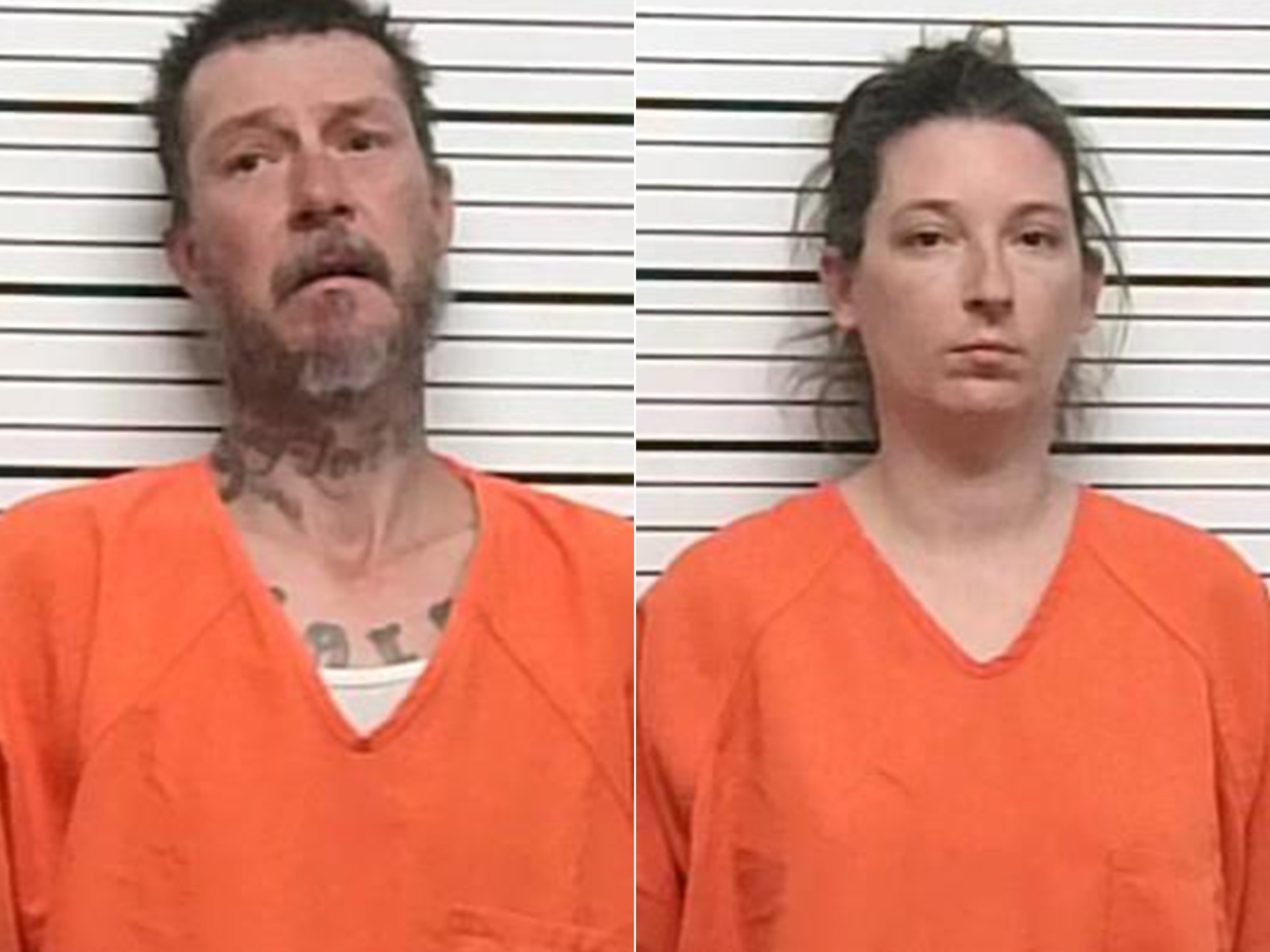 PHOTO: The booking photos for Kimberly Cole and George Cole.