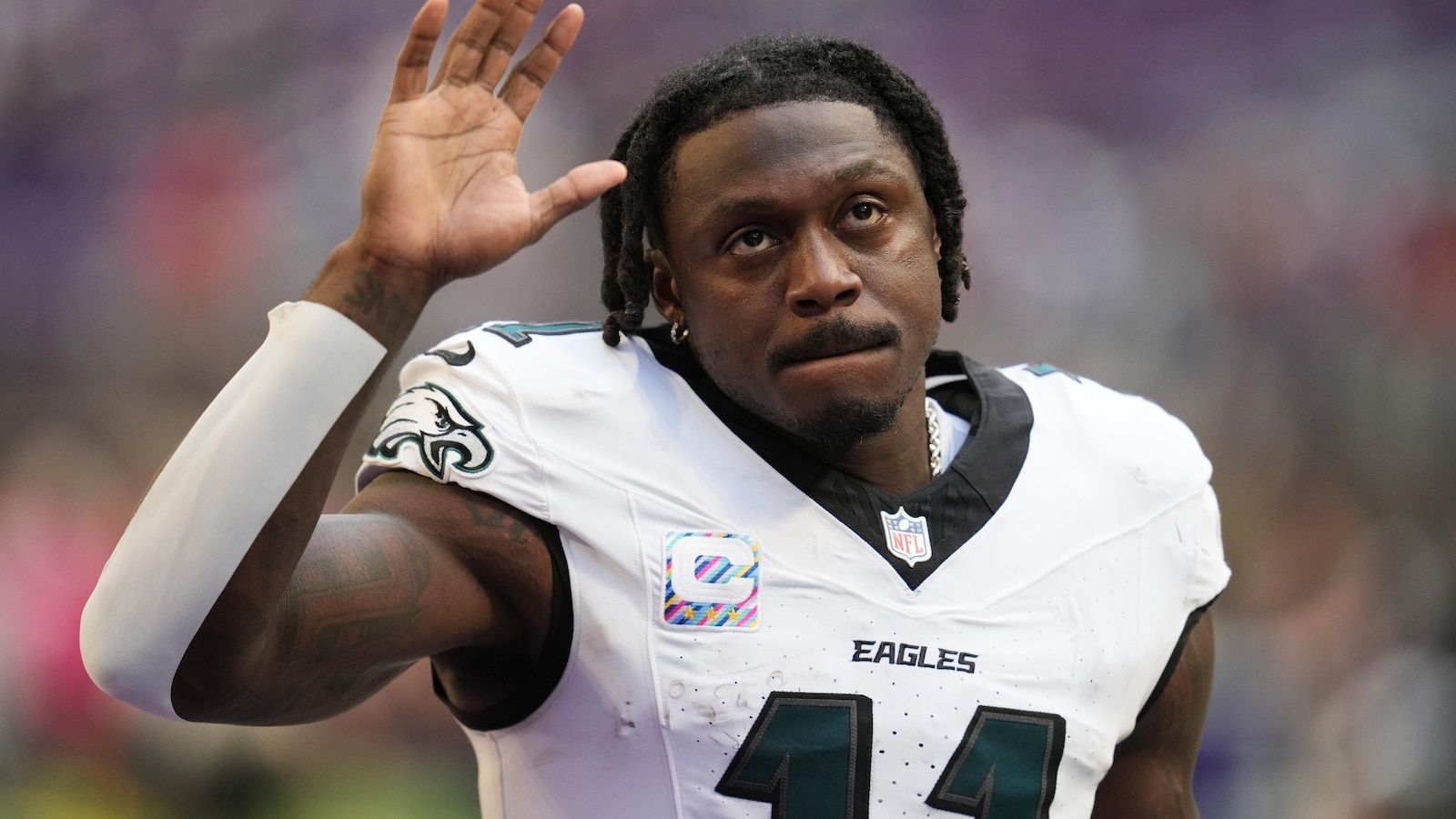 A.J. Brown's constant complaining hasn't prevented the Eagles from winning but it's not helping