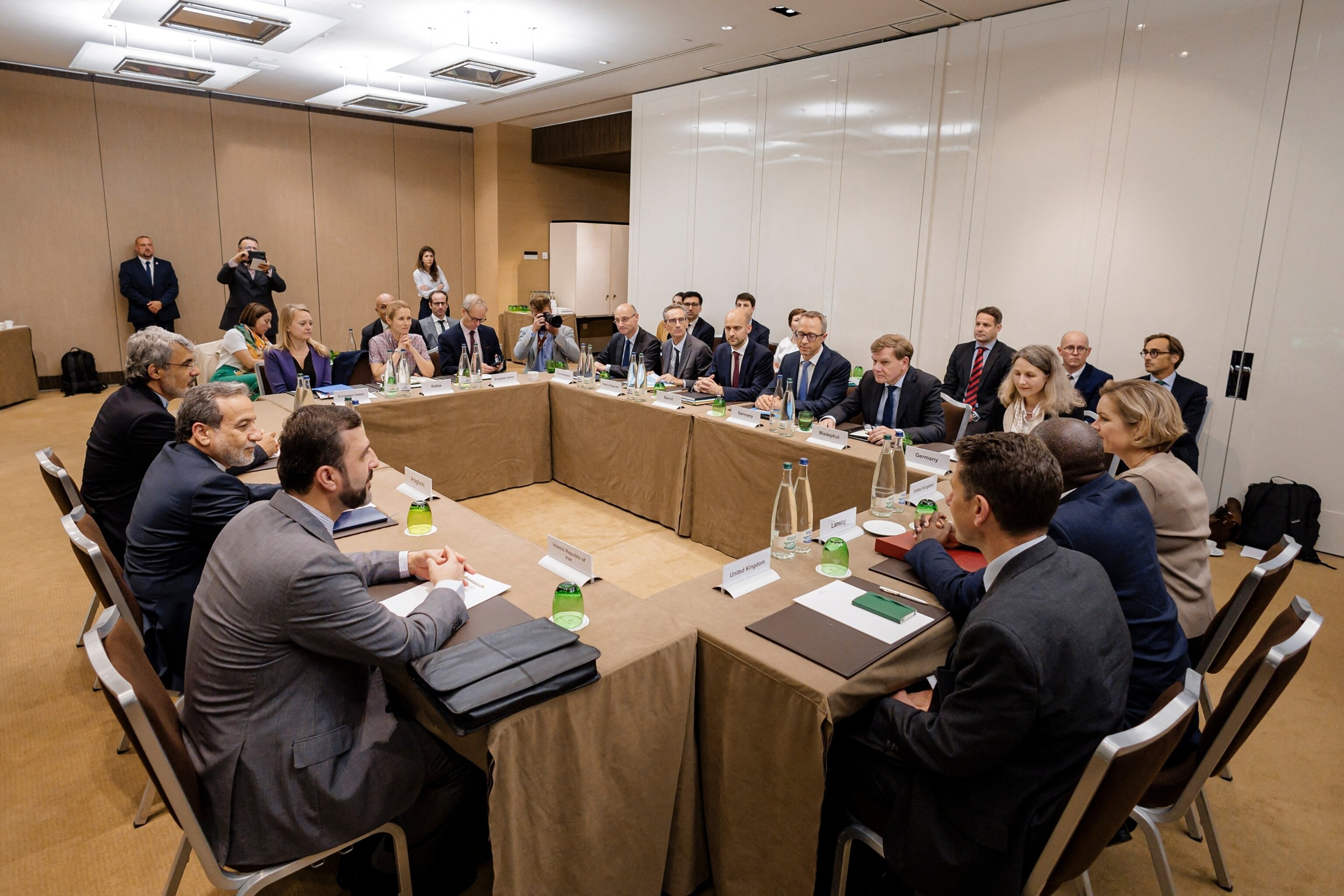 PHOTO: Iran's Foreign Minister Abbas Araghchi meets with European officials in Geneva, June 20, 2025.