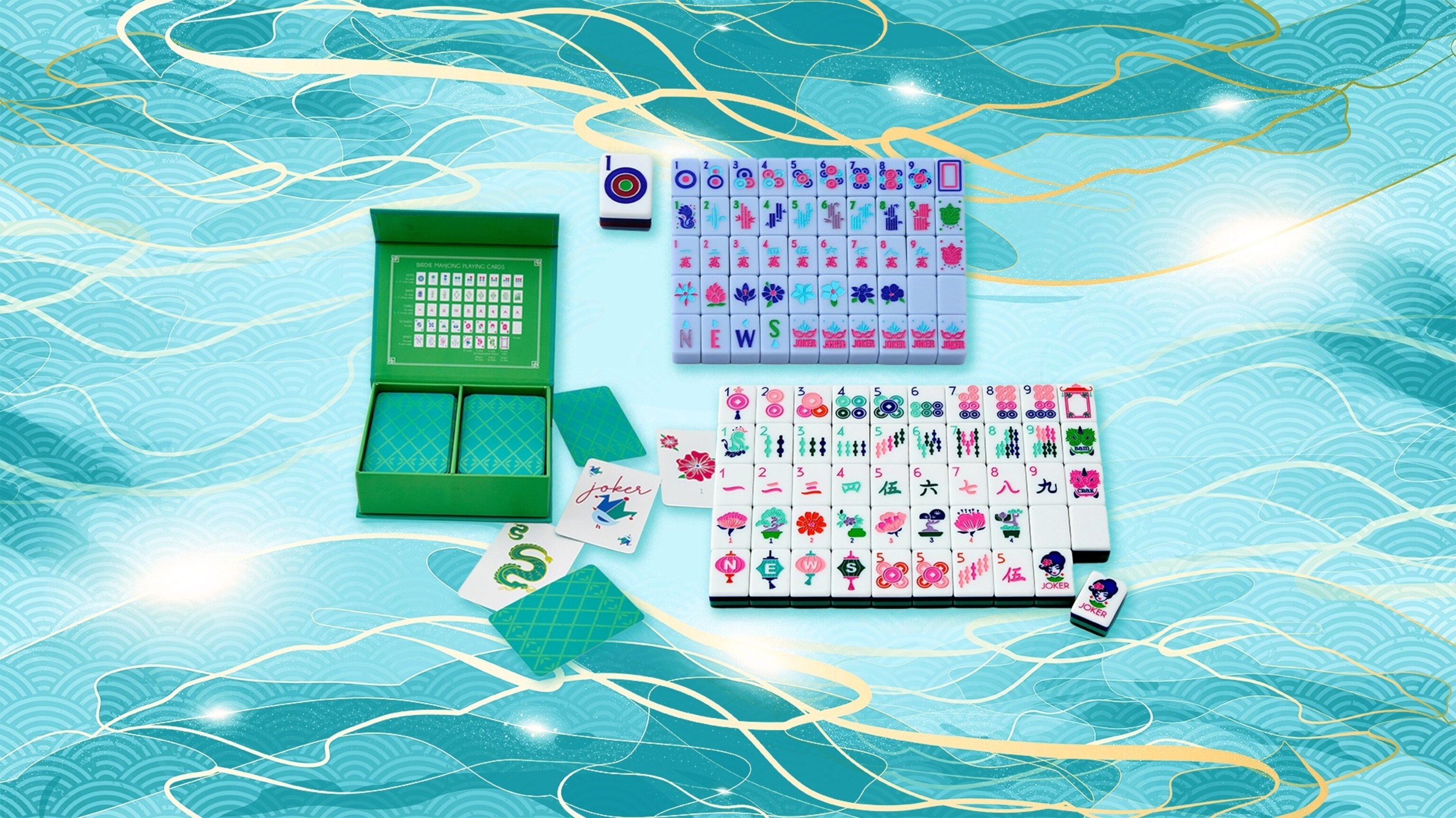 英語　麻雀　THE GAME OF MAHJONG ILLUSTRATED The Game of Mah Jong (Illustrated): Patricia A. Thompson