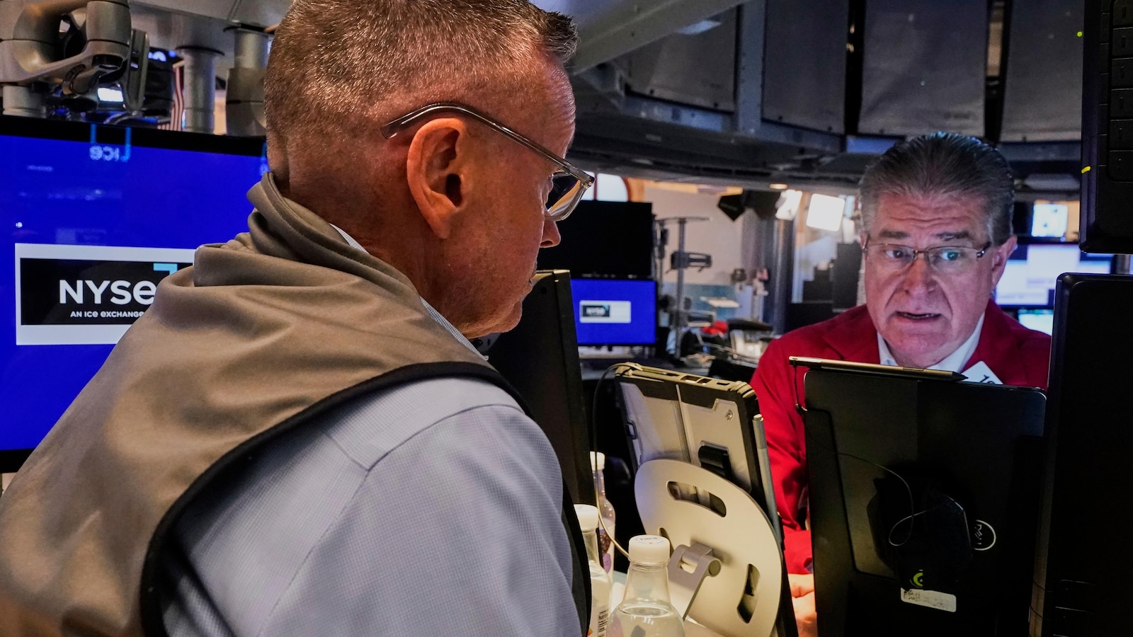 Wall Street dips in premarket but remains near record highs as another raft of earnings pours in