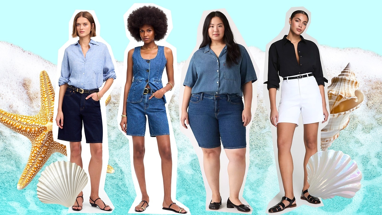 Shop Bermuda shorts to stay cool and chic this summer 