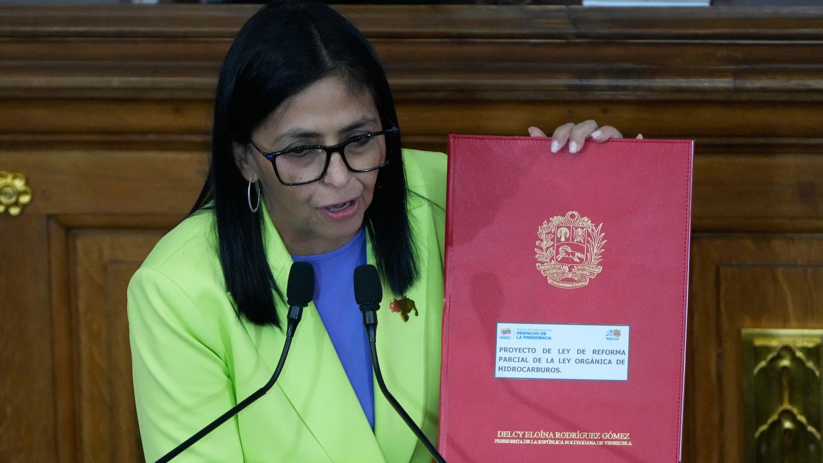 Venezuela’s new leader calls for opening oil industry to foreign investment and warmer US ties