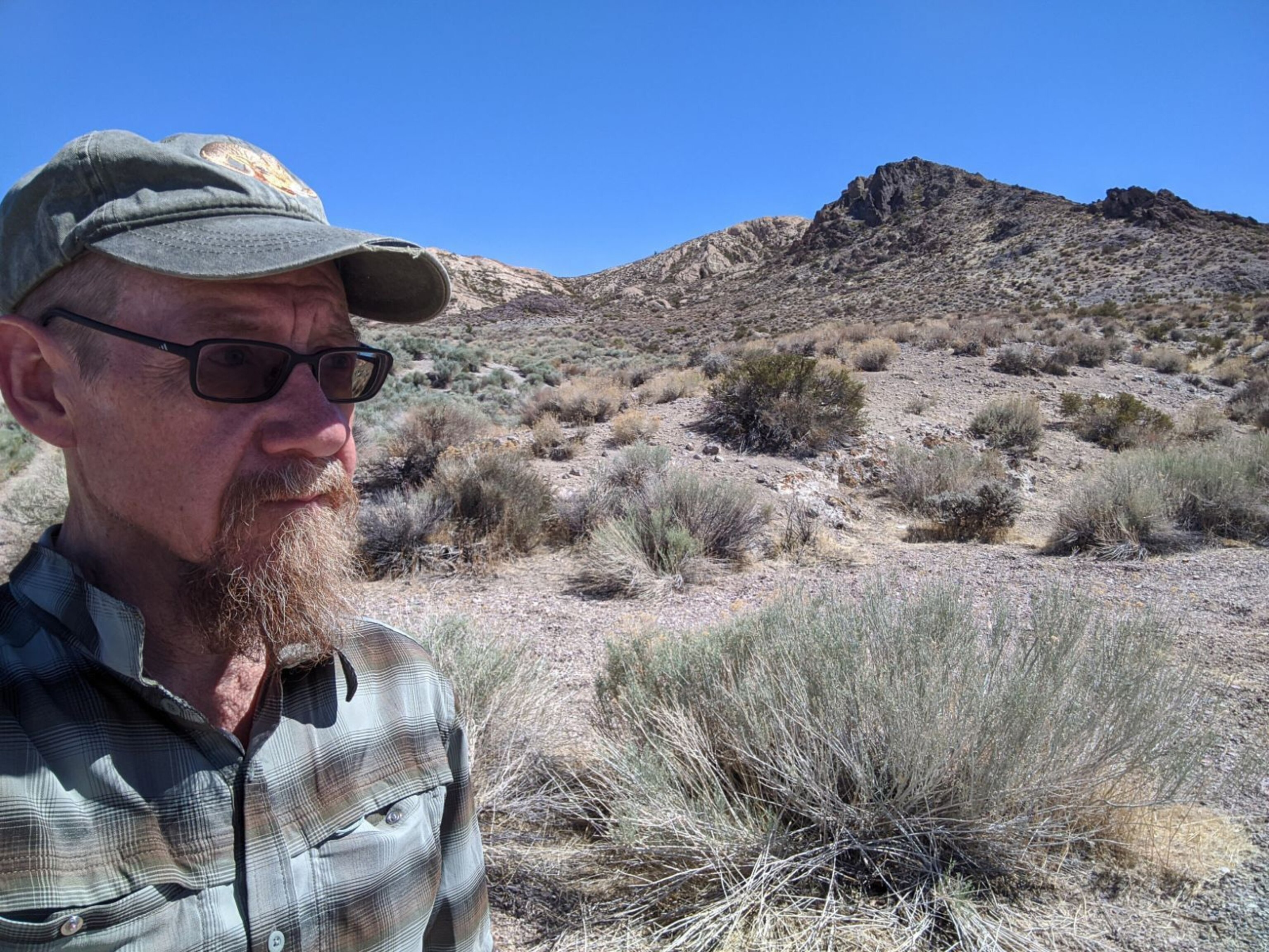 PHOTO: Hiker Kevin Cook, 60, hikes at Death Valley National Park on June 5, 2021, when temperatures reached 110 degrees in some spots.