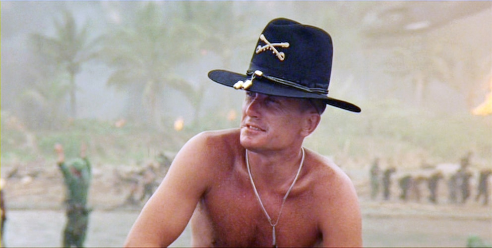 PHOTO: The movie "Apocalypse Now", Robert Duvall as Lieutenant Colonel Kilgore.
