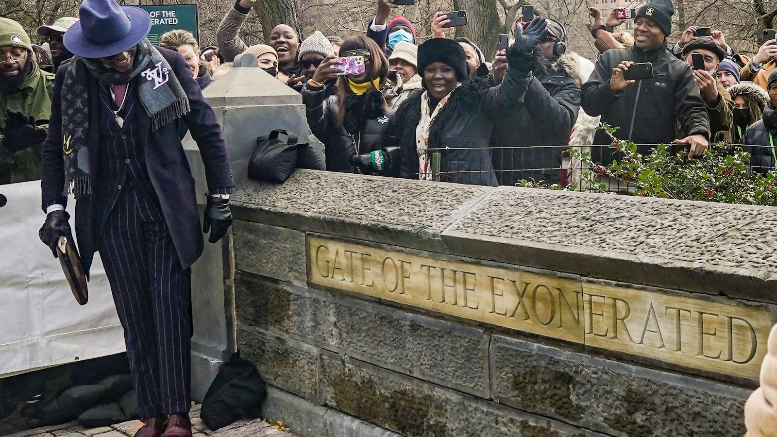 Central Park entrance renamed 'Gate of the Exonerated' for the