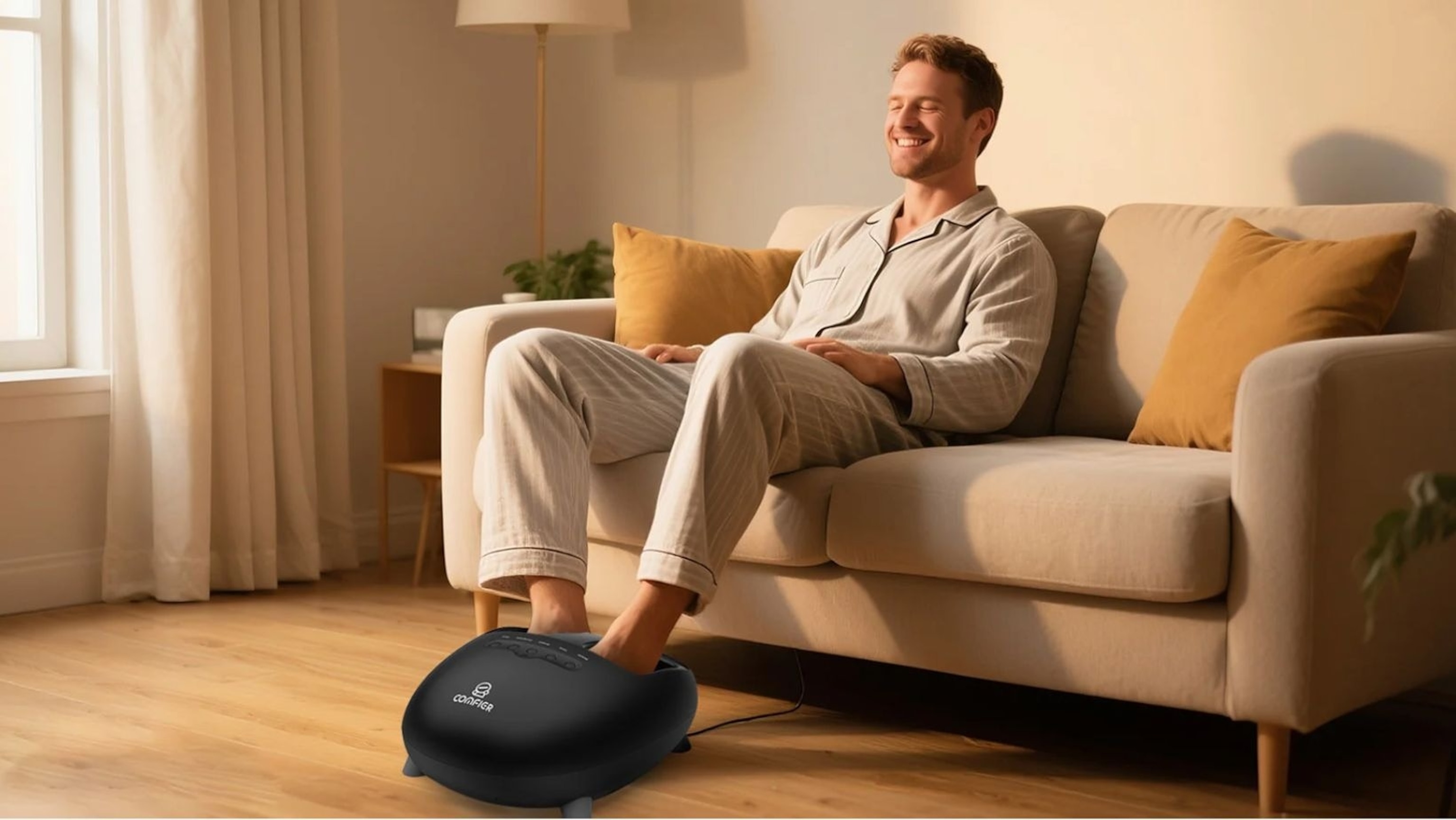 Comfier: Foot Massager and Lumbar Pillow