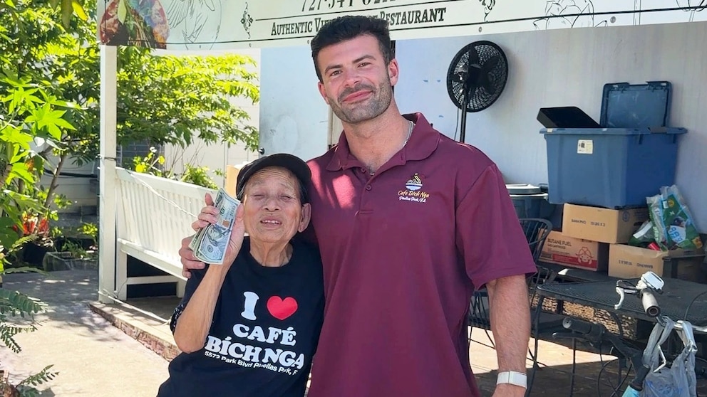 Vietnamese restaurant owner who gave away free meal receives home after viral fundraiser