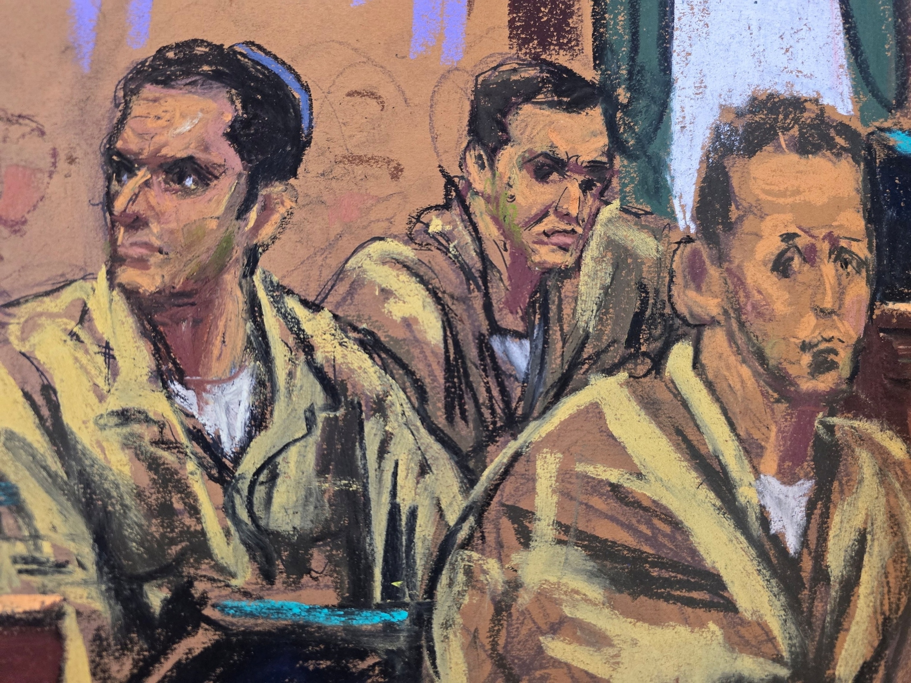 PHOTO: Lindsey Acree addresses court during the sentencing of real estate brokers Oren and Tal Alexander and their bother Alon in New York City, October 27, 2026.