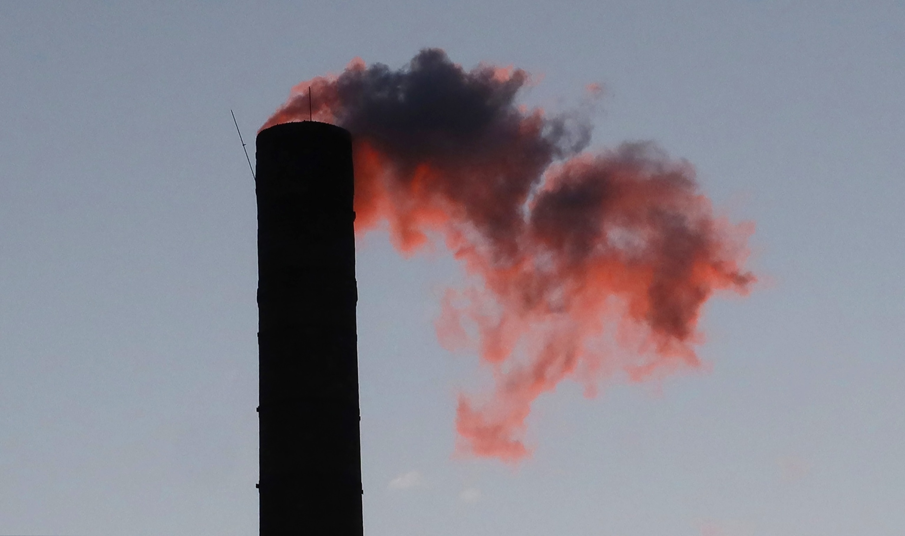 PHOTO: Smoke Stack in Hoboken, New Jersey