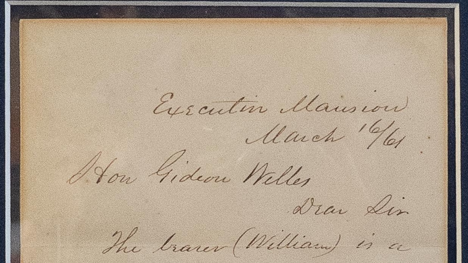 Abraham Lincoln letter seeking job for Black friend and valet now on display at presidential museum