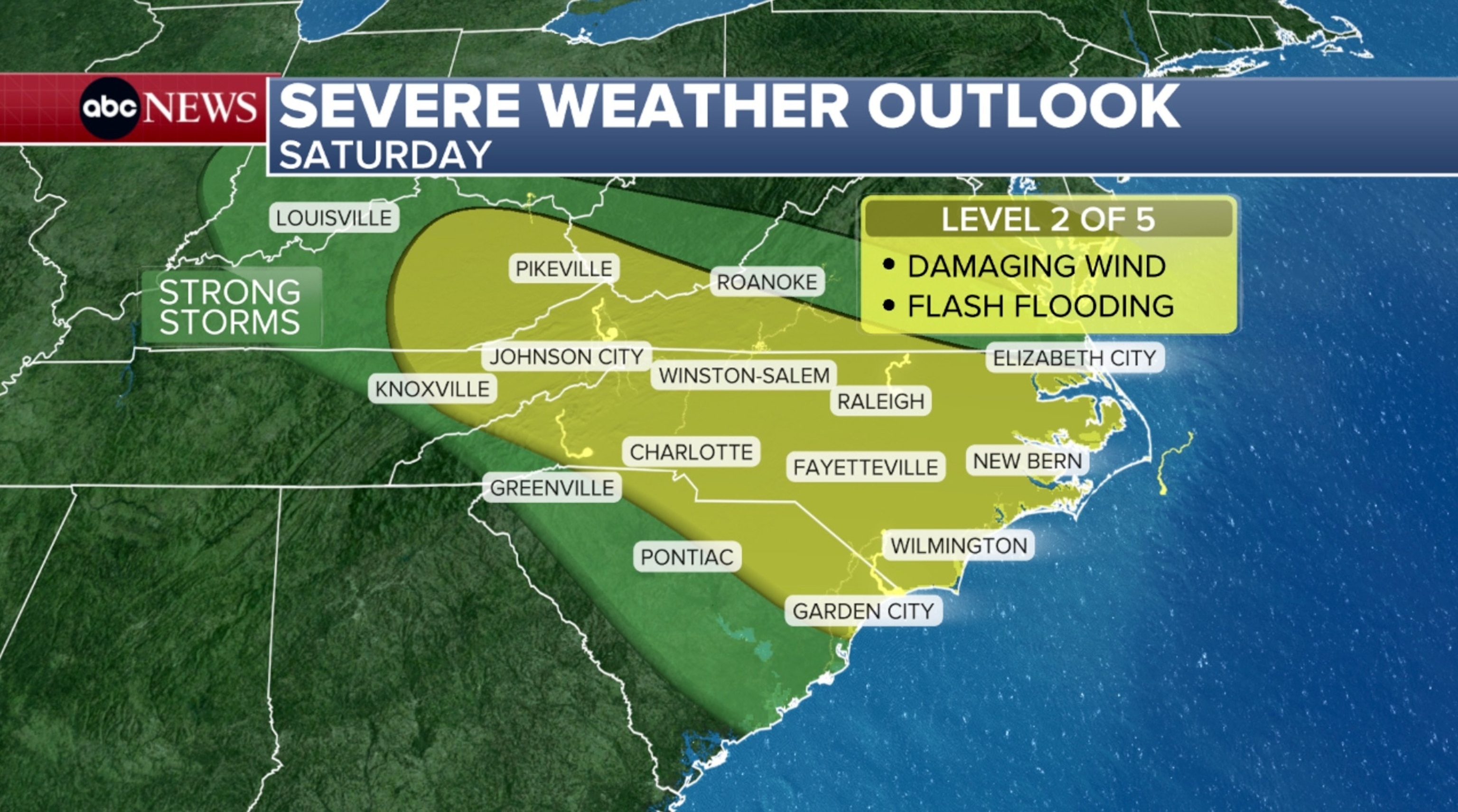 PHOTO: severe weather outlook Saturday