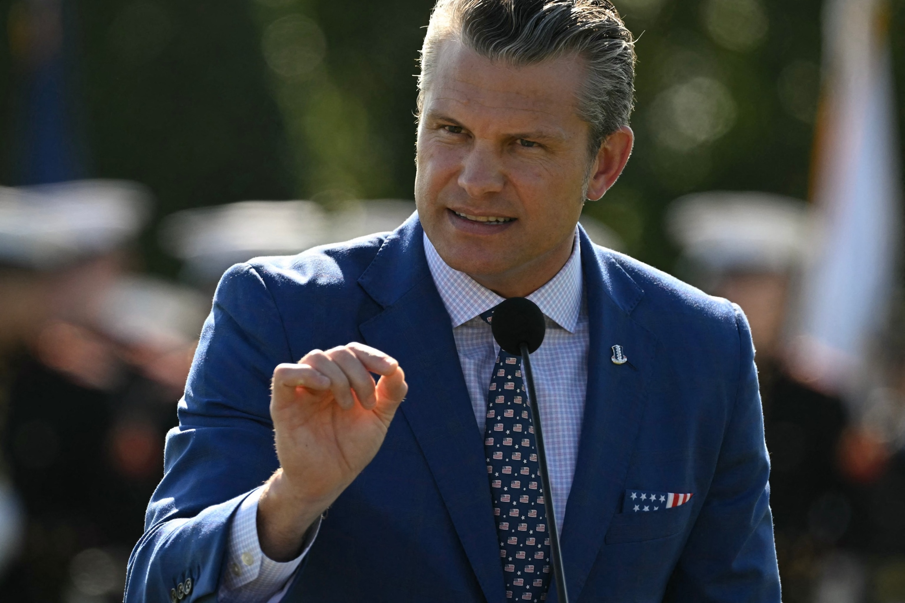 PHOTO: US-DEFENCE-HEGSETH-POW