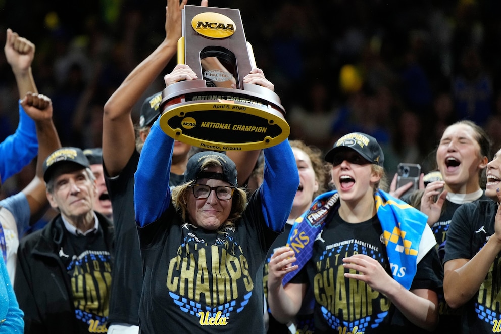 UCLA women's basketball coach talks historic 1st NCAA title, advice ...