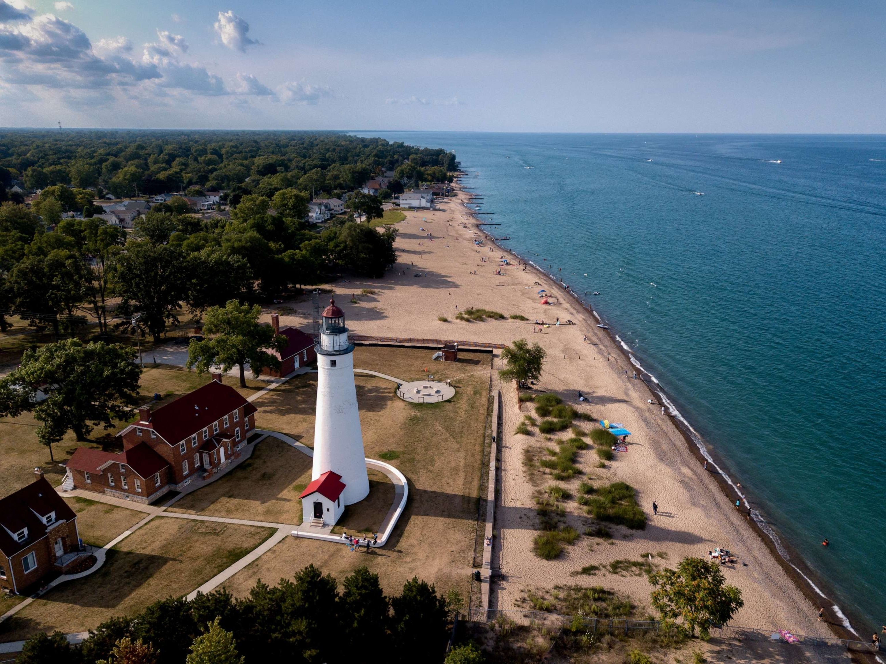 PHOTO: The lighthouse at Fort Gratiot by Lake Huron in Port Huron, Mich., in an undated stock image.